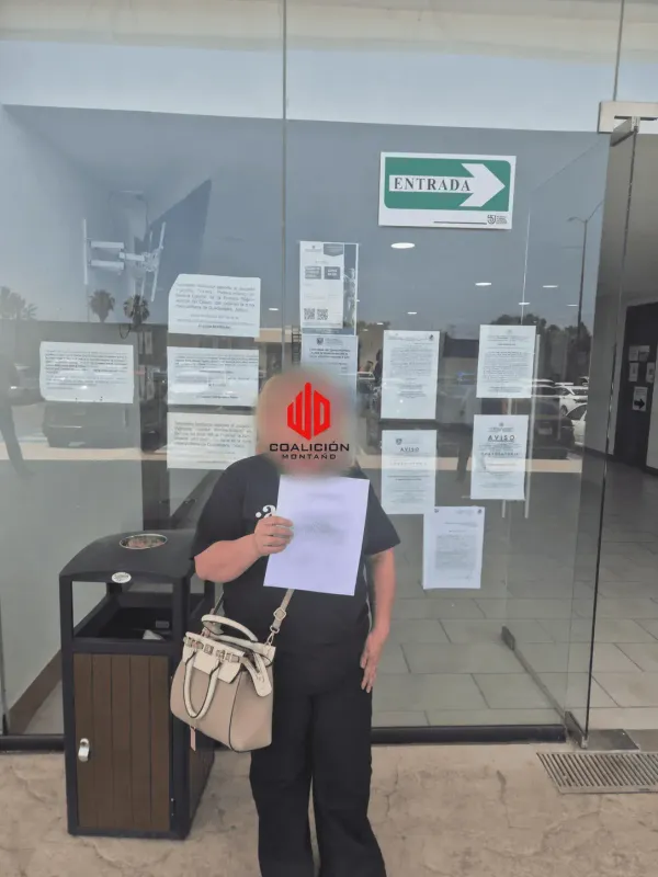 Referencia de persona ayudada por Coalición Montaño